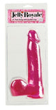 Jelly Royale Dong With Suction Cup 8-inch - Pink