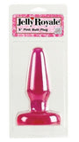 Jelly Royales 5-inch Butt Plug - Pink