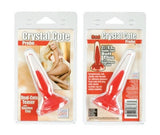 3.5 Inch Butt Plug Crystal Cote - Red