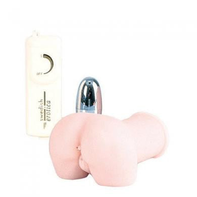 Crystals Salsa Shaker Vibrating Ass - Ivory