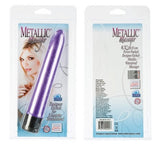 Metallic Massager - 6.5-inch - Purple