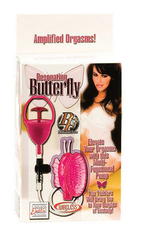 Resonating Butterfly Clitoral Pump - Pink