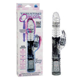 Thrusting Orgasm Thrusting Bunny Vibe - Black