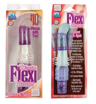 10 Function Flexi Massager - Sweet G-Spot - Purple