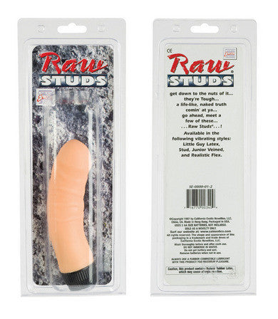 Raw Studs Little Guy Vibrator 5.25-inch - Ivory