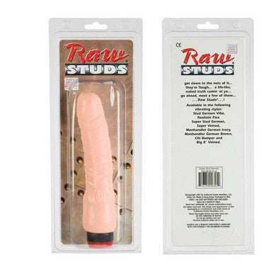 Raw Studs - Superstud German Vibrator 7.75-inch - Ivory