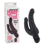 Waterproof Power Stud Over And Under Dong - Black