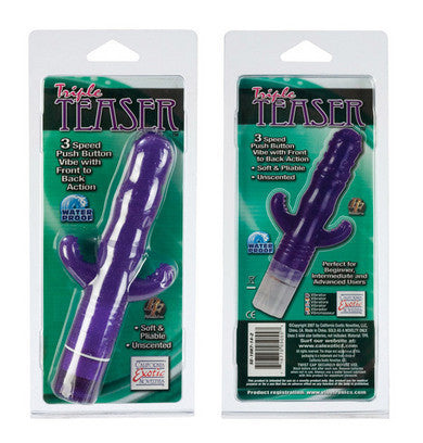 Triple Teaser Vibrator - Purple