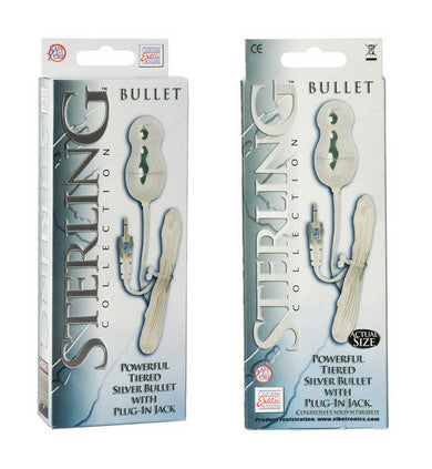 Sterling Collection Tiered Silver Bullet With Plug In Jack