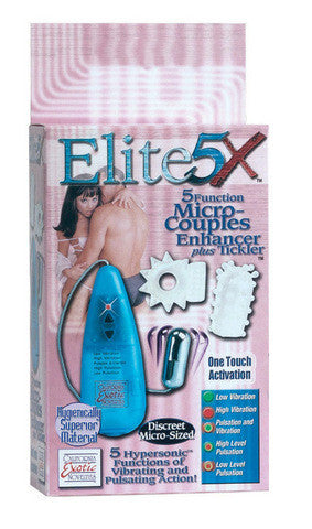 Elite 5X 5 Function Mircro Couples Enhancer Plus Tickler