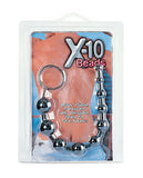 X-10 Anal Beads - Black