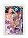 X-10 Anal Beads - Purple