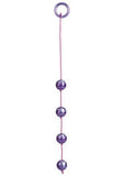 Crystalline Large Anal Beads - Purple