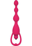 Silicone Vibrating Pleasure Beads - Pink