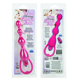 Silicone Vibrating Pleasure Beads - Pink