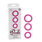 Posh Silicone Love Rings -  Pink