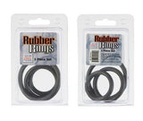Rubber Rings 3 Piece Set - Black