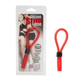 Silicone Stud Lasso Ring - Red