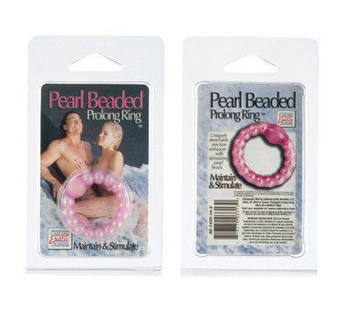 Pearl Beaded Prolong Ring - Purple