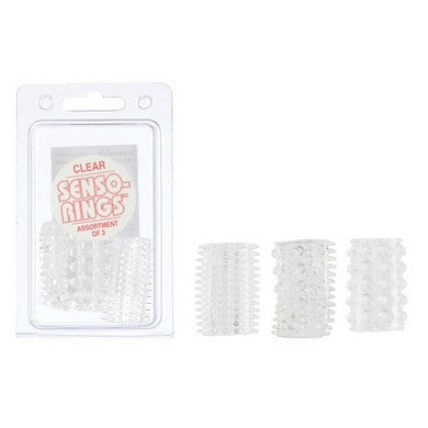 Senso Rings 3 Pack - Clear