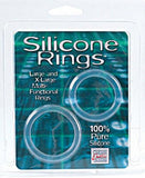Silicone Rings Large/X-Large - Clear