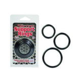 Silicone Support Rings - Black