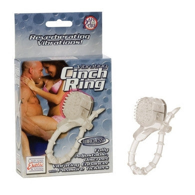 Vibrating Cinch Ring - Clear