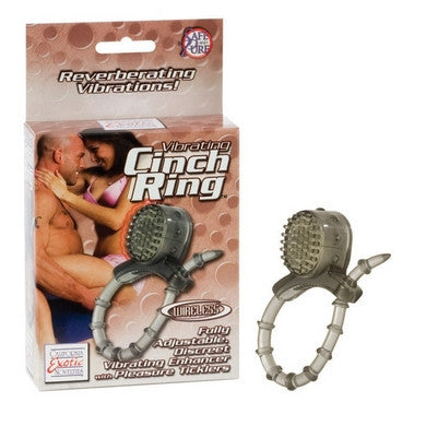 Vibrating Cinch Ring - Smoke