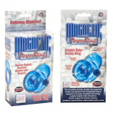 Magnetic Power Ring Dolphin Rider Double Ring - Blue
