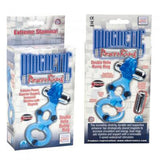 Magnetic Power Ring Double Helix Bunny Ring - Blue