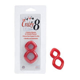 Crazy 8 Ring - Red