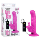 10-function Silicone Love  Rider Butterfly Lover - Pink
