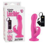 10-Function Silicone Love Rider Jack Rabbit - Pink