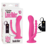10-Function Silicone Love Rider Double Rider - Pink