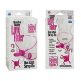 7-Function Silicone Love Rider Dual Action Strap-On - Pink