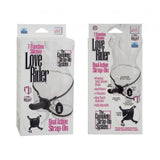 7-Function Silicone Love Rider Dual Action Strap-On - Black