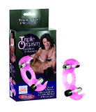 Silicone Triple Orgasm Erection Enhancer - Pink