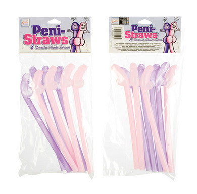 Penis Straws - 8 Pack