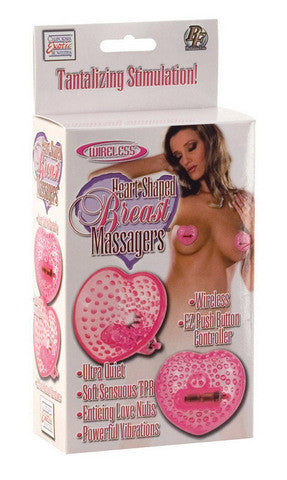 Heart Shaped Breast Massagers - Pink