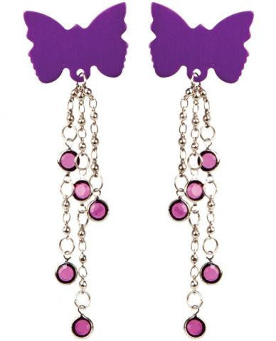 Body Charms - Purple Butterfly
