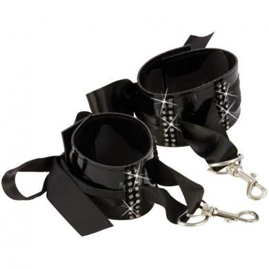 Bound By Diamonds Ribbon Wrist Cuffs
