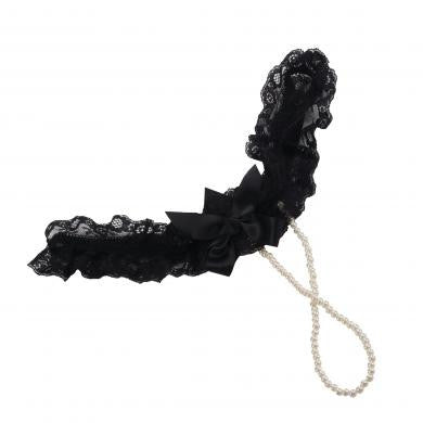 Playful In Pearls Lace And Pearl G - Small/Medium
