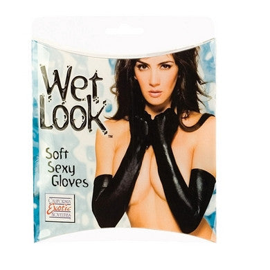 Wet Look Soft Sexy Gloves