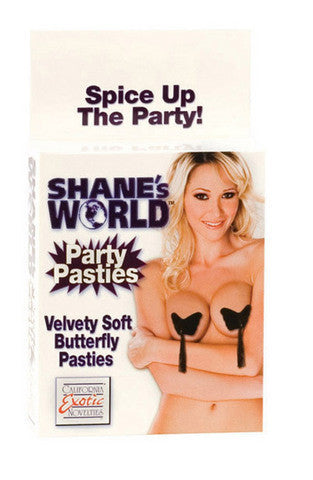 Shane's World Party Pasties - Butterfly - Black