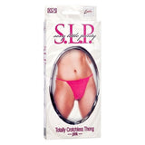 Sexy Little Panty Collection  Totally Crotchless Thong -  Extra Small- Small - Pink