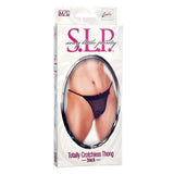 Sexy Little Panty Collection  Totally Crotchless Thong -  Medium-large - Black