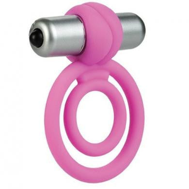 L'Amour Silicone Dual Vibro Rings - Pink