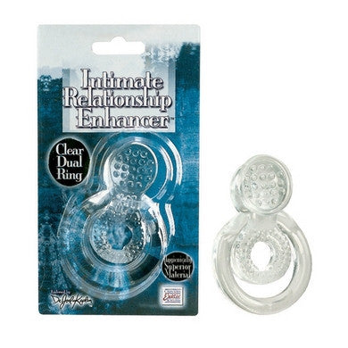 Dr. Joel Kaplan Intimate Relationship Enhancer Dual Ring - Clear