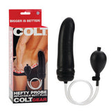 Colt Hefty Probe Inflatatable Butt Plug - Black