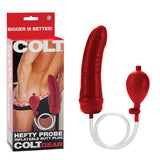Colt Hefty Probe Inflatable Butt Plug - Red